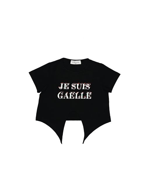 T-shirt, bambina, logata. GAELLE PARIS | 2746MY00011BK